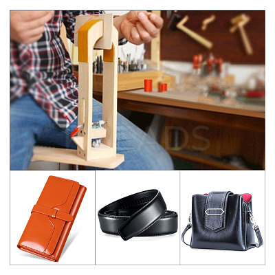 New Leather Retaining Clip Wood Tools TOOL-WH0032-01-1