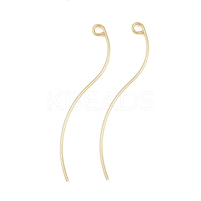 Brass Earring Findings KK-A274-17C-G-1