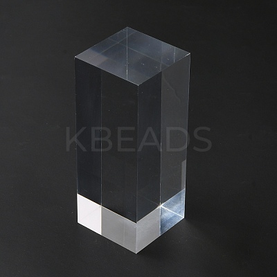 Square Transparent Acrylic Jewelry Display Pedestals LS-ODIS-WH0329-31E-1