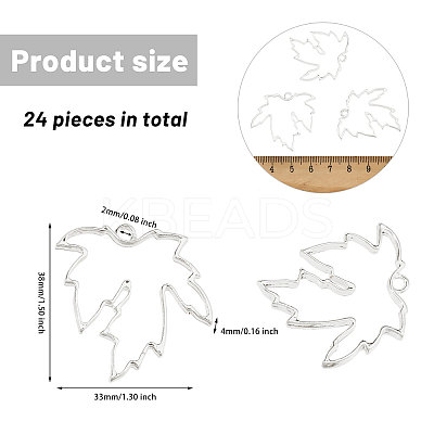 24Pcs Alloy Pendants FIND-CA0009-62-1