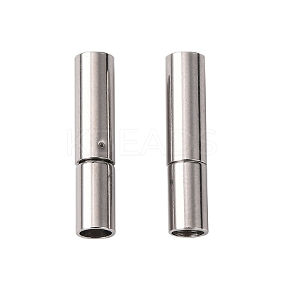 Tarnish Resistant 304 Stainless Steel Bayonet Clasps STAS-P226-01E-1