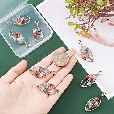 Natural Gemstone Pendants G-SC0001-92-1