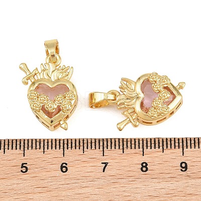 Brass Pendants kk-P343-09E-G-1