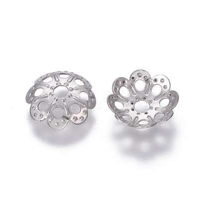 Tarnish Resistant 201 Stainless Steel Fancy Bead Caps STAS-L234-002P-1