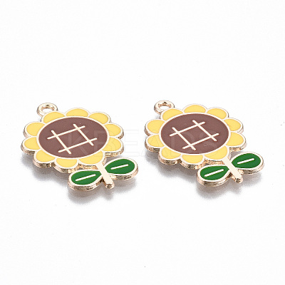 Eco-Friendly Alloy Enamel Pendants LS-X-ENAM-Q437-015-NR-1