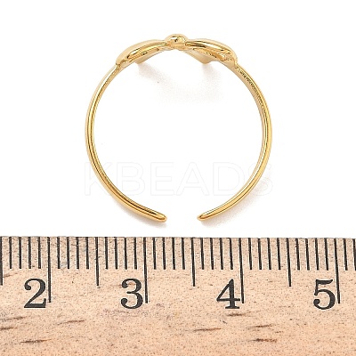 Adjustable 304 Stainless Steel Cuff Open Rings for Women LS-RJEW-Z122-03G-01-1