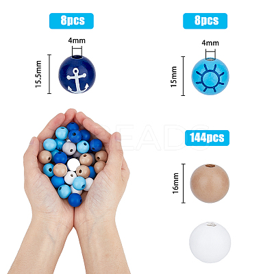 DIY Ocean Theme Jewelry Making Finding Kit DIY-FH0005-29-1