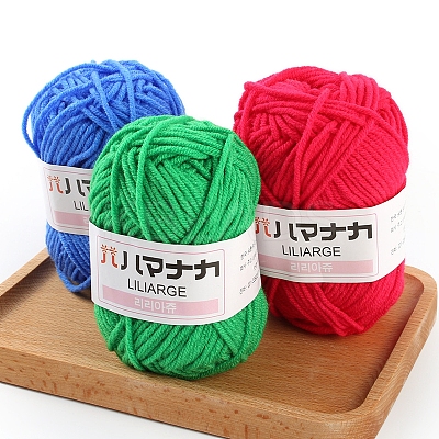 4-Ply Polyester & Acrylic Fiber Yarn for Tufting Gun Rugs PW-WG2A0C2-M-1-1