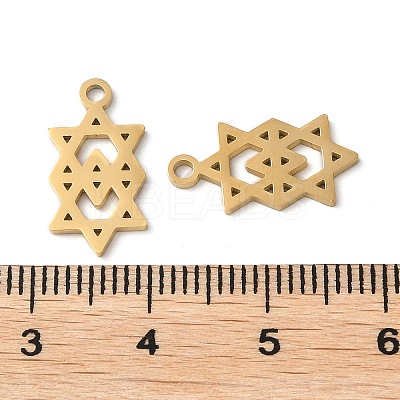 Ion Plating(IP) 304 Stainless Steel Pendants STAS-Q303-18G-1