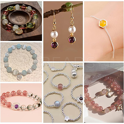 40Pcs 2 Colors Rack Plating Brass Bead Frames KK-PH0006-31-1