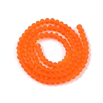Transparent Glass Beads Strands EGLA-A044-T3mm-MD25-1