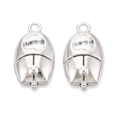 Tibetan Style Alloy Pendants TIBE-N014-07AS-1