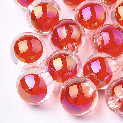 Transparent Acrylic Beads TACR-S148-11G-1