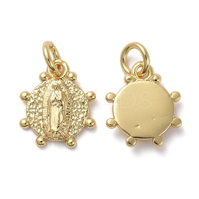 Religion Brass Charms KK-I658-16G-1