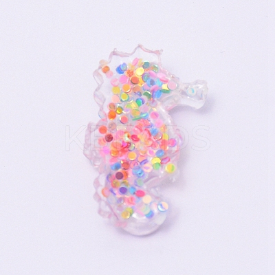 Transparent Flatback Resin Cabochons Accessories RESI-WH0009-79-1