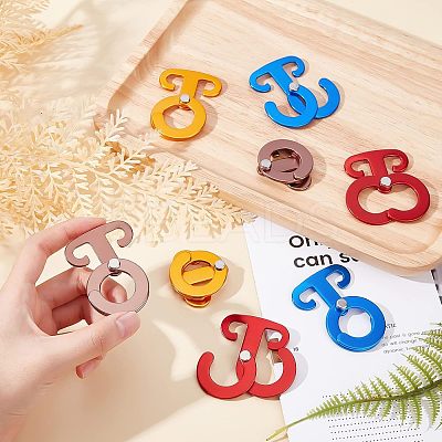 8Pcs 4 Colors Aluminum Alloy Guyline Cord Adjuster TOOL-FH0001-17-1