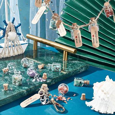 Mixed Stone Chip Beads DIY Wishing Bottle Making Kits DIY-PH0005-69-1
