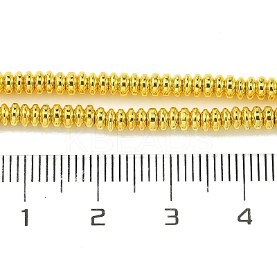 Electroplated Synthetic Non-Magnetic Hematite Beads Strands G-H020-J01-02-1