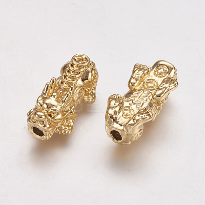 Feng Shui Real 24K Gold Plated Alloy Beads X-PALLOY-L205-06D-1