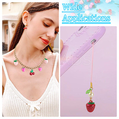 36Pcs 9 Styles Resin Pendants CRES-TA0001-49-1