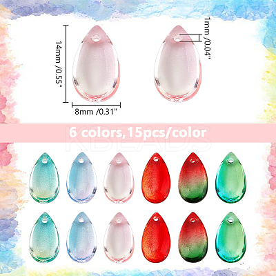 Transparent Czech Glass Beads GLAA-WR0001-03B-1