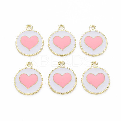 Alloy Enamel Pendants X-PALLOY-S181-039B-NR-1