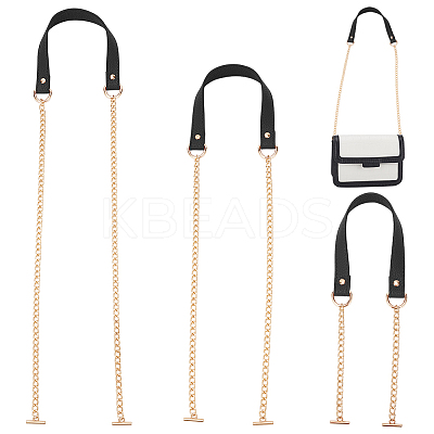 3Pcs 3 Styles PU Leather Bag Straps FIND-WR0009-99B-1