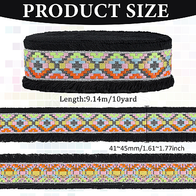 Polyester Jacquard Ribbon OCOR-WH0085-77C-1