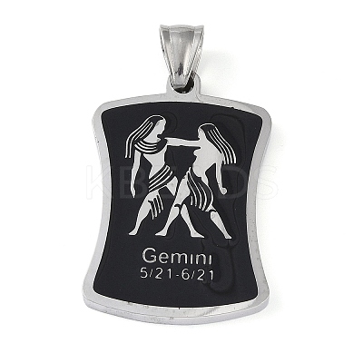 304 Stainless Steel Pendants STAS-O008-01E-1