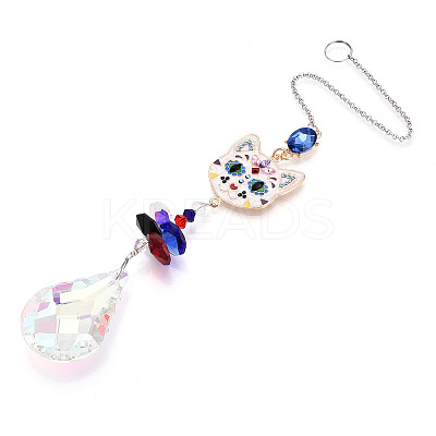 Alloy Hanging Ornaments HJEW-Q012-06F-1