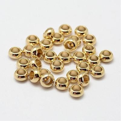 Brass Beads KK-P095-05-B-1