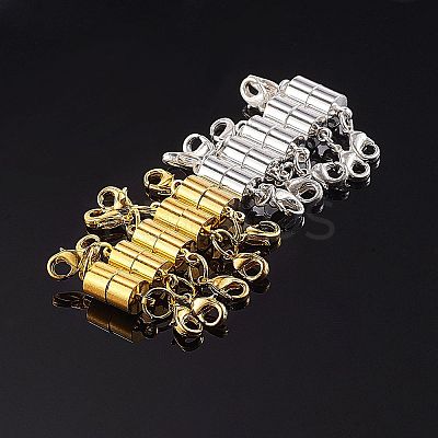20 Sets 2 Colors Brass Magnetic Clasps KK-SZ0003-99-1