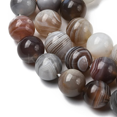 Natural Botswana Agate Beads Strands G-H334-A01-02-1