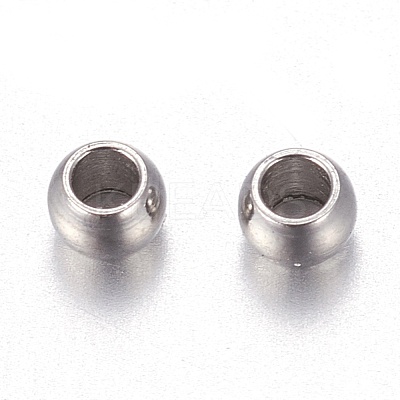 Tarnish Resistant 202 Stainless Steel Beads STAS-F170-07P-B-1