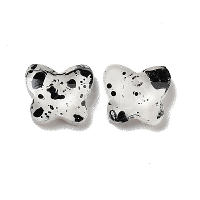 Spot Pattern Resin Cabochons MRMJ-G015-16-1