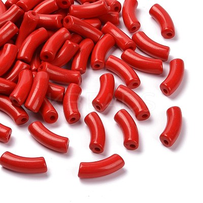 Opaque Acrylic Beads X1-SACR-S677-021-1
