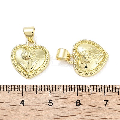 Rack Plating Brass Pendants KK-Z064-25G-1