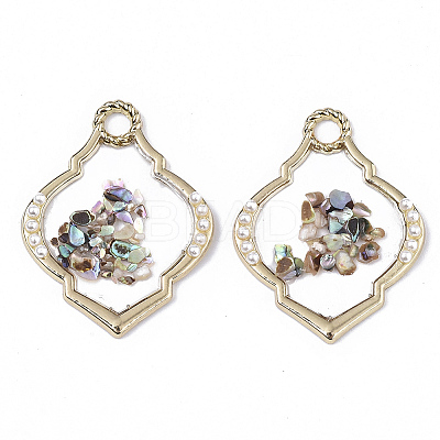 Epoxy Resin Pendants X-RESI-T045-002-1