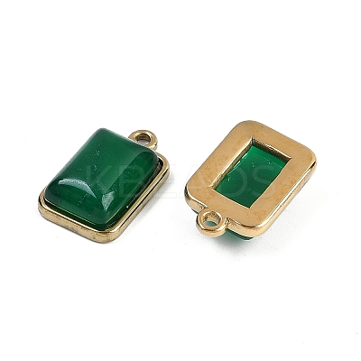 Natural Green Onyx Agate(Dyed & Heated) Pendants LS-STAS-K291-04G-06-1