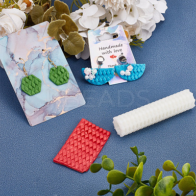 Polymer Clay Texture Roller DIY-WH0010-47A-1