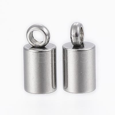 Tarnish Resistant 201 Stainless Steel Cord Ends X-STAS-H410-20P-I-1