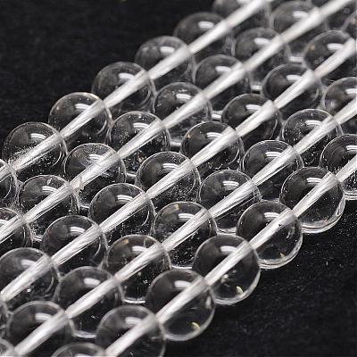 Natural Quartz Crystal Beads Strands G-D840-61-6mm-1
