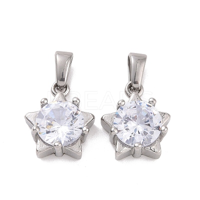 Cubic Zirconia Charms STAS-P216-11P-1