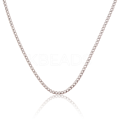 304 Stainless Steel Cuban Link Chains CHS-CJ0001-27P-1