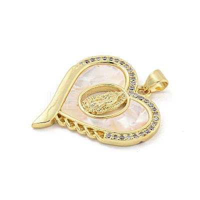 Rack Plated Brass Pendant KK-P270-05C-G-1