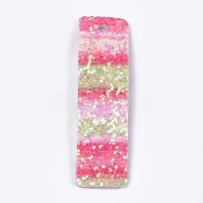 PU Leather Big Pendants FIND-S299-20B-1