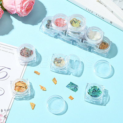 12 Colors Shell Chips Nail Art Decorations Accessories DIY-WH20002-669-1
