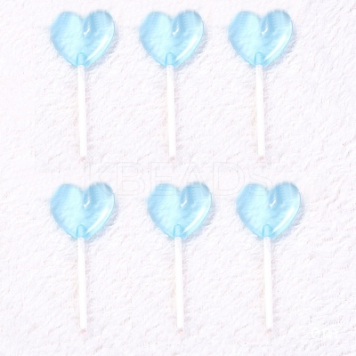 Resin Cabochons RESI-WH0025-14E-1