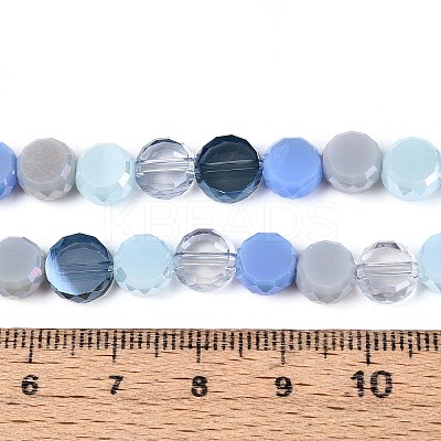 Electroplate Glass Beads Strands EGLA-N022-03A-A04-1