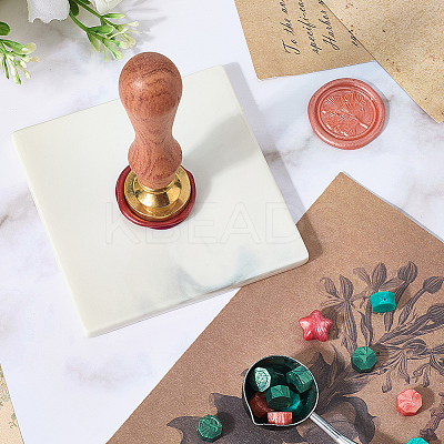 Marble Pattern Porcelain Wax Seal Mats AJEW-WH20007-82A-02-1